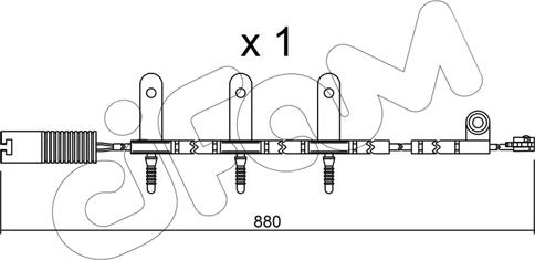 Cifam SU.149 - Сигналізатор, знос гальмівних колодок autocars.com.ua