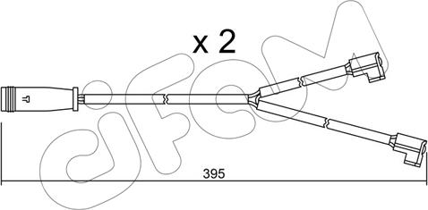 Cifam SU.174K - Сигнализатор, износ тормозных колодок avtokuzovplus.com.ua
