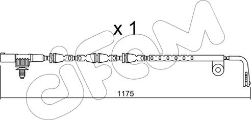 Cifam SU.228 - Сигналізатор, знос гальмівних колодок autocars.com.ua