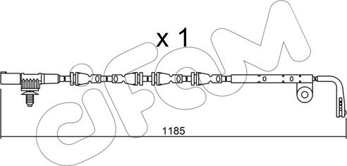 Cifam SU.229 - Сигнализатор, износ тормозных колодок avtokuzovplus.com.ua