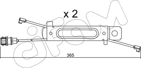 Cifam SU.245K - Сигналізатор, знос гальмівних колодок autocars.com.ua