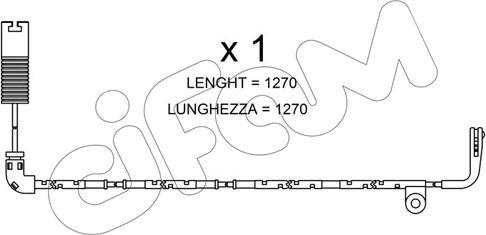 Cifam SU.254 - Сигналізатор, знос гальмівних колодок autocars.com.ua