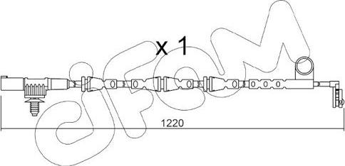 Cifam SU.256 - Сигналізатор, знос гальмівних колодок autocars.com.ua