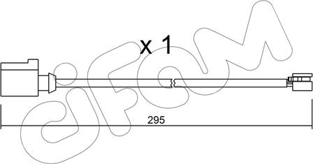 Cifam SU.273 - Сигнализатор, износ тормозных колодок avtokuzovplus.com.ua