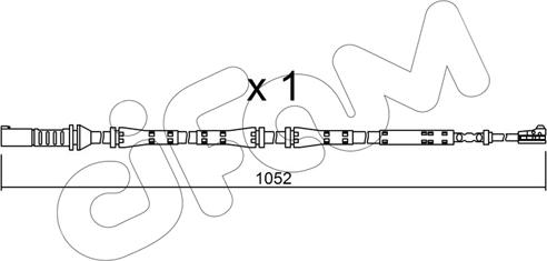 Cifam SU.275 - Сигнализатор, износ тормозных колодок avtokuzovplus.com.ua