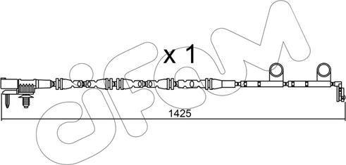 Cifam SU.316 - Сигналізатор, знос гальмівних колодок autocars.com.ua