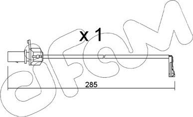 Cifam SU.345 - Сигналізатор, знос гальмівних колодок autocars.com.ua