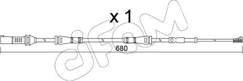 Cifam SU.369 - Сигнализатор, износ тормозных колодок autodnr.net