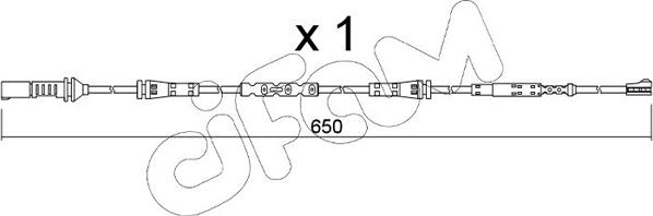 Cifam SU.408 - Сигналізатор, знос гальмівних колодок autocars.com.ua