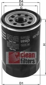 Clean Filters DF 864/A - Масляний фільтр autocars.com.ua