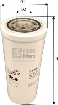 Clean Filters DH5806 - Фильтр, система рабочей гидравлики autodnr.net