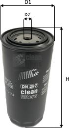 Clean Filters DN 297 - Паливний фільтр autocars.com.ua