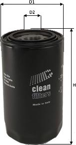 Clean Filters DO1875 - Масляный фильтр avtokuzovplus.com.ua