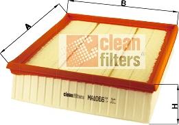 Clean Filters MA1066 - Повітряний фільтр autocars.com.ua