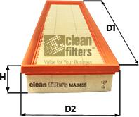 Clean Filters MA3455 - Повітряний фільтр autocars.com.ua
