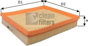Clean Filters MA3477 - Воздушный фильтр avtokuzovplus.com.ua