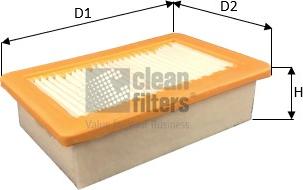 Clean Filters MA3482 - Воздушный фильтр autodnr.net