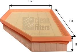 Clean Filters MA3495 - Повітряний фільтр autocars.com.ua