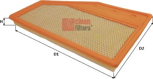 Clean Filters MA3503 - Повітряний фільтр autocars.com.ua