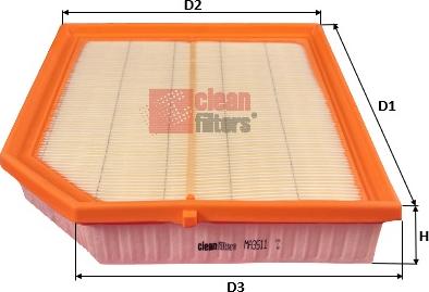 Clean Filters MA3511 - Воздушный фильтр autodnr.net