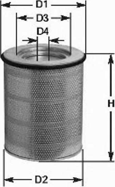 Clean Filters MA 746 - Повітряний фільтр autocars.com.ua