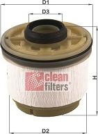 Clean Filters MG1667 - Фільтр паливний Toyota Hilux III 2.5D 05- autocars.com.ua