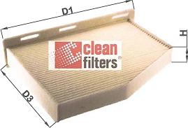 Clean Filters NC2132 - Фільтр, повітря у внутрішній простір autocars.com.ua