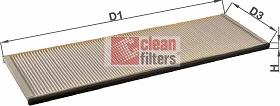 Clean Filters NC2362 - Фільтр, повітря у внутрішній простір autocars.com.ua