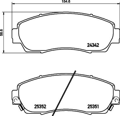 Cobreq N-1077 - Гальмівні колодки, дискові гальма autocars.com.ua