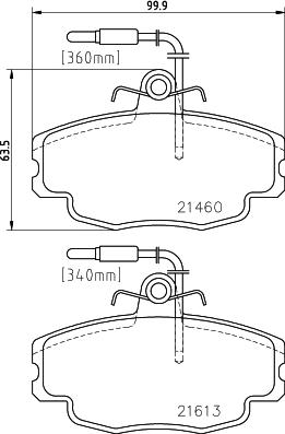 Cobreq N-1153 - Гальмівні колодки, дискові гальма autocars.com.ua