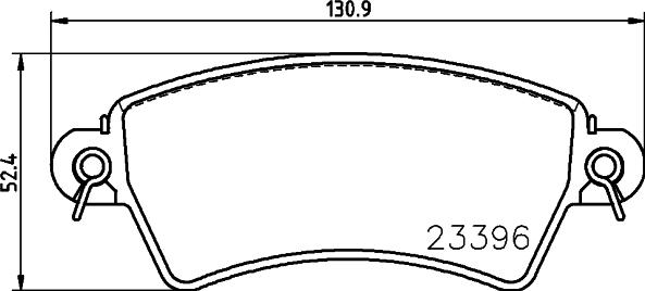 Cobreq N-1165 - Тормозные колодки, дисковые, комплект autodnr.net