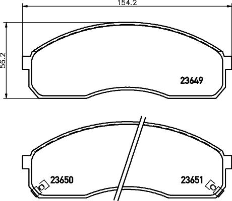 Cobreq N-1204P - Гальмівні колодки, дискові гальма autocars.com.ua