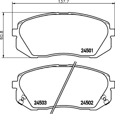 Cobreq N-1256 - Гальмівні колодки, дискові гальма autocars.com.ua