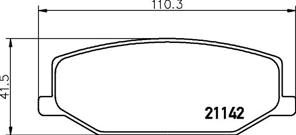 Cobreq N-1312 - Гальмівні колодки, дискові гальма autocars.com.ua