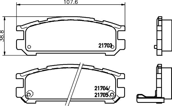 Cobreq N-1353 - Тормозные колодки, дисковые, комплект autodnr.net