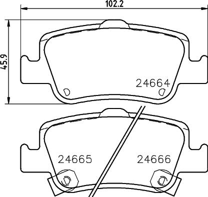 Cobreq N-1368 - Гальмівні колодки, дискові гальма autocars.com.ua