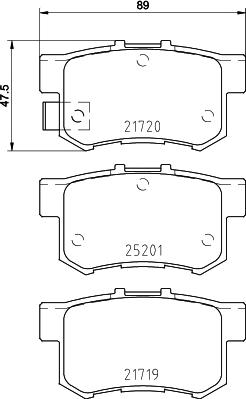 Cobreq N-1372 - Гальмівні колодки, дискові гальма autocars.com.ua