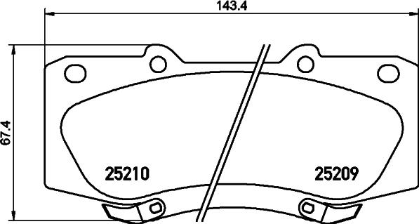 Cobreq N-1447 - Гальмівні колодки, дискові гальма autocars.com.ua