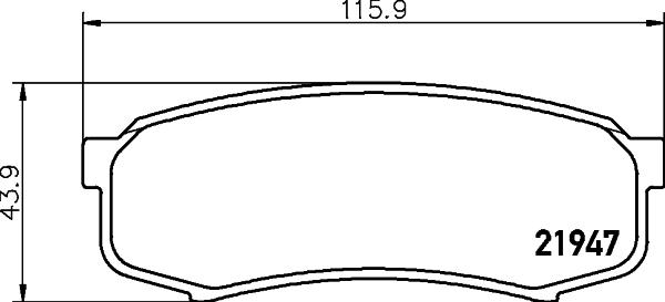 Cobreq N-1449 - Тормозные колодки, дисковые, комплект autodnr.net