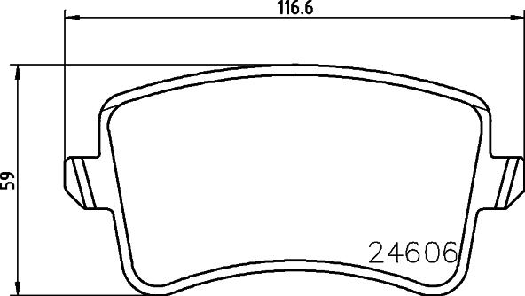 Cobreq N-1741 - Гальмівні колодки, дискові гальма autocars.com.ua