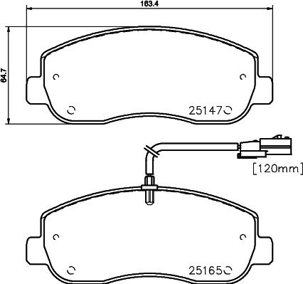 Cobreq N-1749 - Тормозные колодки, дисковые, комплект autodnr.net