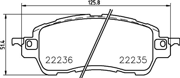 Cobreq N-2036 - Гальмівні колодки, дискові гальма autocars.com.ua