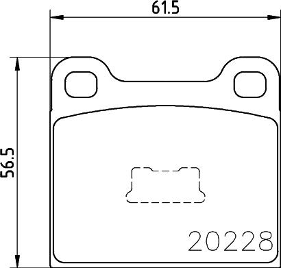 Cobreq N-207 - Гальмівні колодки, дискові гальма autocars.com.ua