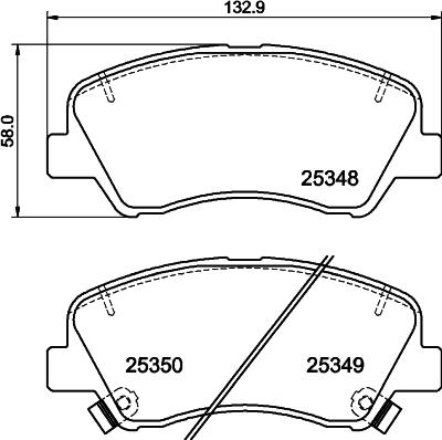 Cobreq N-2120 - Тормозные колодки, дисковые, комплект autodnr.net