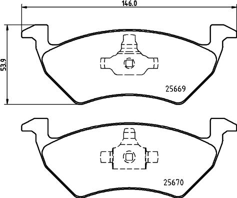 Cobreq N-286 - Гальмівні колодки, дискові гальма autocars.com.ua