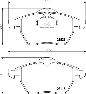 Cobreq N-348 - Гальмівні колодки, дискові гальма autocars.com.ua