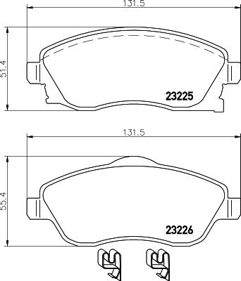 Cobreq N-360 - Гальмівні колодки, дискові гальма autocars.com.ua