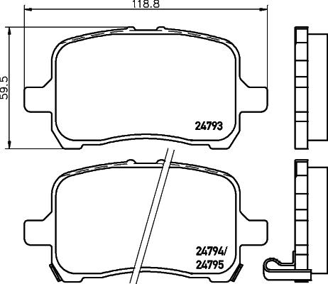 Cobreq N-381 - Гальмівні колодки, дискові гальма autocars.com.ua