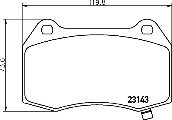 Cobreq N-395 - Тормозные колодки, дисковые, комплект autodnr.net