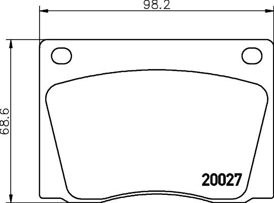 Cobreq N-401 - Гальмівні колодки, дискові гальма autocars.com.ua